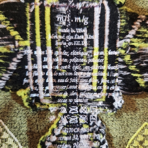 NWOT Free People FP Movement Stars From Mars Long Sleeve Lime Spritz Combo M/L - Picture 6 of 6